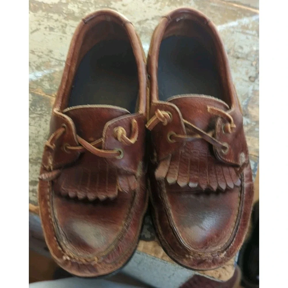 Vintage Good Condition Polo Sport Kiltie Loafer Moccasin Mens Size‎ 8D